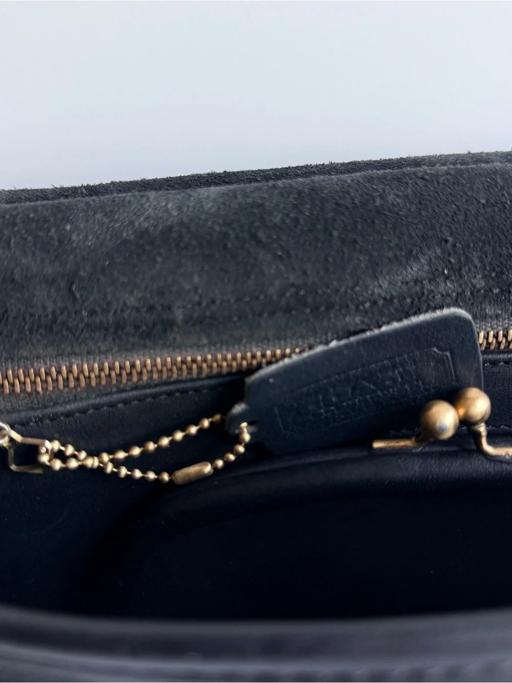 Vintage Coach NyC Fold Over Kisslock Coin Clutch